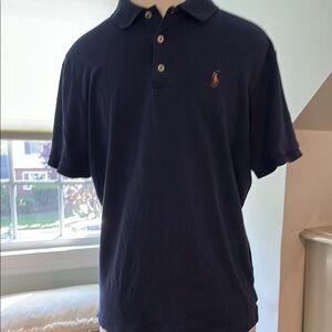 Polo by Ralph Lauren Men's Navy Blue Polo Shirt